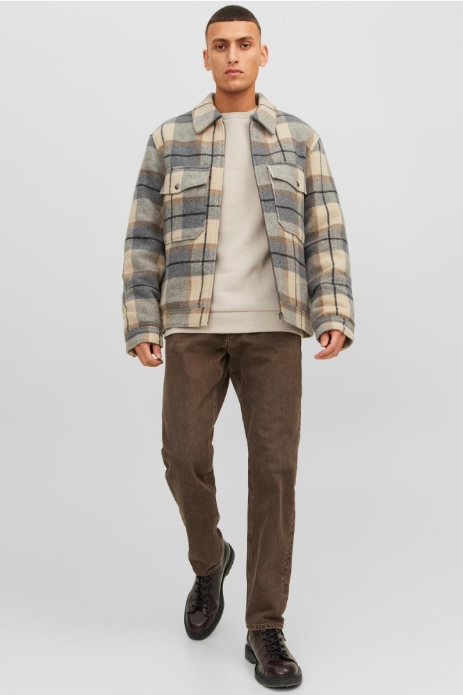 JJEBRADLEY SWEAT CREW NOOS 12249341 Moonbeam